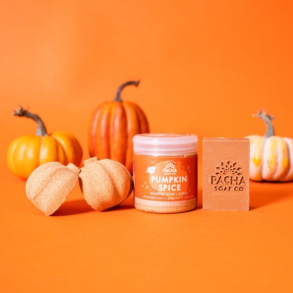 Pumpkin Spice Whipped Soap & Scrub - Picture 1 of 9